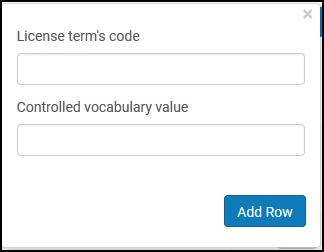 The Add Controlled Vocabulary Value dialog box.